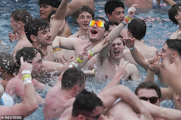 Students from across America have descended on beach resorts across North America