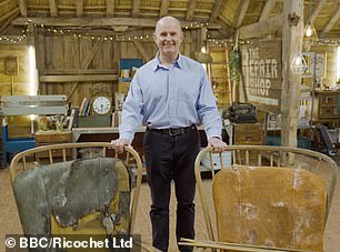 In the 1990s, Roger Parsons opted to put the wooden chairs in a storage unit but they were soon damaged by damp