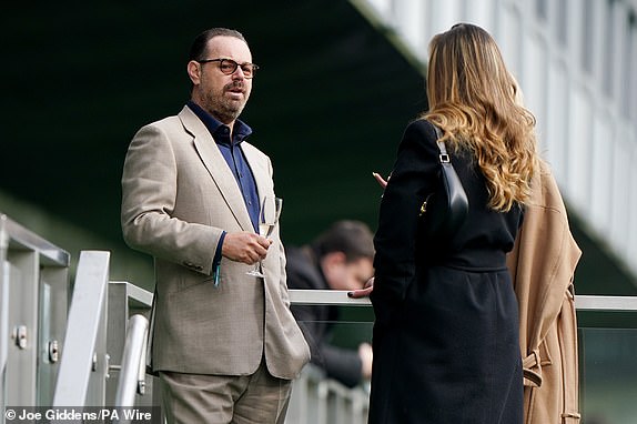 Actor and presenter Danny Dyer on day three of the 2025 Cheltenham Festival at Cheltenham Racecourse. Picture date: Thursday March 13, 2025. PA Photo. See PA story RACING Cheltenham. Photo credit should read: Joe Giddens/PA Wire.RESTRICTIONS: Use subject to restrictions. Editorial use only, no commercial use without prior consent from rights holder.