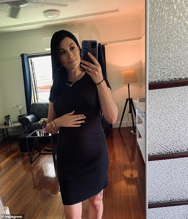 In 2021, Flanigan shared pictures of her growing baby bump while pregnant with Sophia