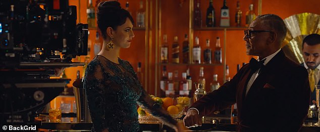 The Gentlemen (pictured), a spin-off from Guy's 2019 film of the same name, stars Theo James as an aristocrat who finds himself inheriting the family estate - and the weed empire he had no idea was being run on its grounds