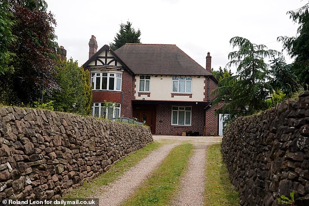 Mrs Jayaprakash's £1million home (pictured), which she lived in with her husband and two children