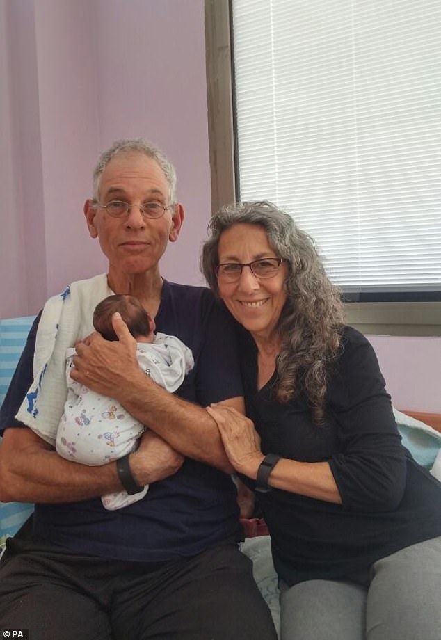 The couple were taking an early morning walk near their home in Kibbutz Nir Oz on the morning of October 7 when Hamas militants launched their attack