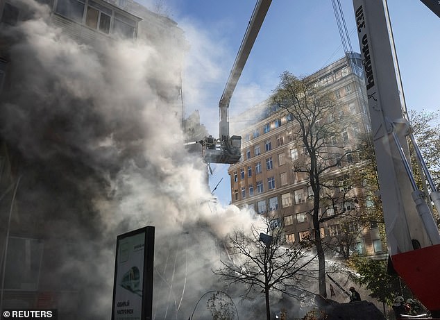 Shahed 136 drone attacks on Kiev launched by Russia have caused widespread damage to residential buildings