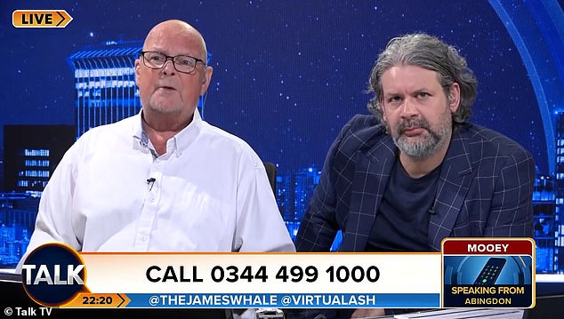Speaking on his TalkT V show on Friday, which he said could soon come to an end due to his ill health, told viewers that things were getting 'very very difficult' (with co-host Ash Gould)