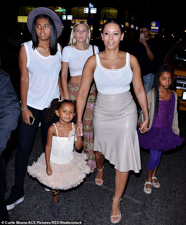 Mel B has three children with three partners following a colourful love life. She had her eldest daughter Phoenix Brown with ex-husband, Jimmy Gulzar, Angel with Eddie Murphy youngest Madison Brown Belafonte with second ex-husband, Stephen Belafonte