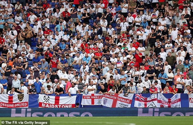 Around 7,000 supporters made the trip to Barcelona to watch the drab World Cup qualifier