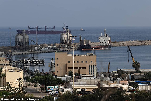 A general view of the Ashdod Port where the Madleen was towed after being intercepted