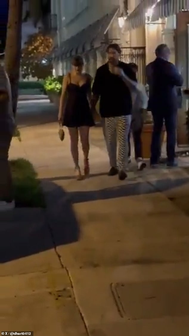 The pair have been enjoying a vacation in Florida during Travis' latest NFL offseason