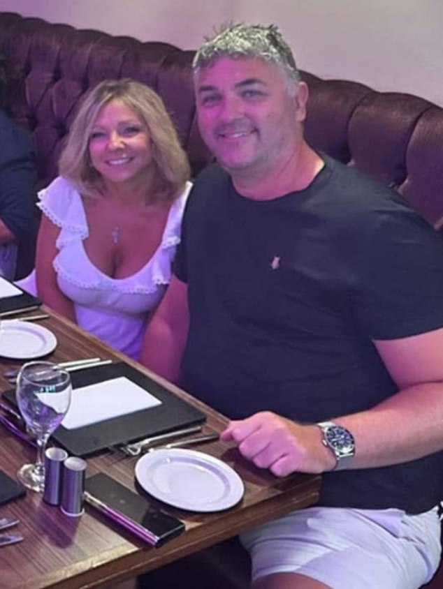 Claire pictured with 53-year-old Paul Butler, who murdered her after a six-month stalking campaign