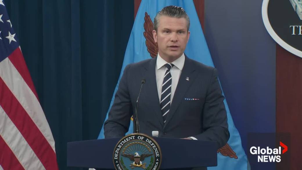 Click to play video: 'U.S. Defense Secretary Hegseth says Iran’s nuclear ambitions ‘obliterated’ in operation Midnight Hammer'