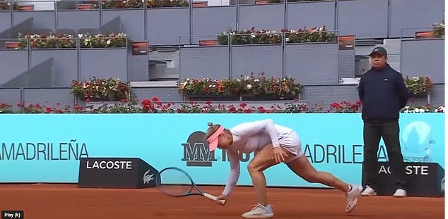 She is known for smashing rackets, including on one occasion at the Madrid Open in 2024