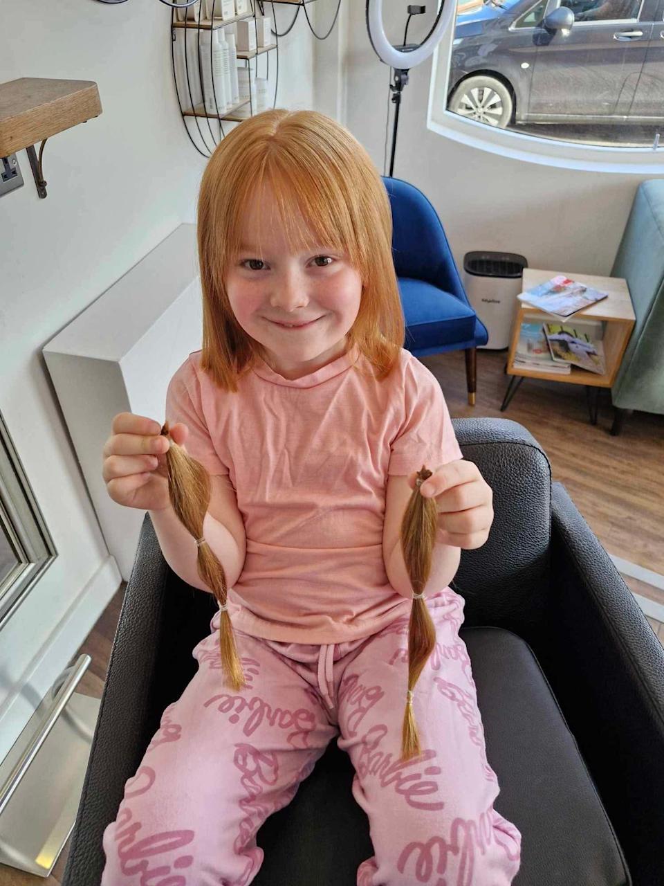 Jasmin’s niece cut her hair in solidarity (Collect/PA)