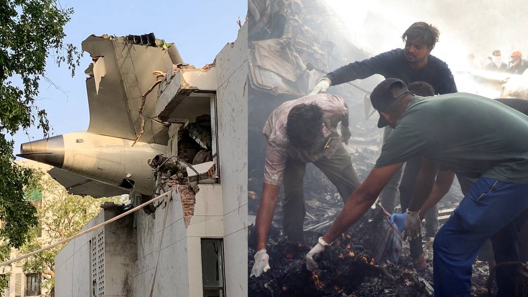 Click to play video: 'Air India flight crashes with over 240 on board'