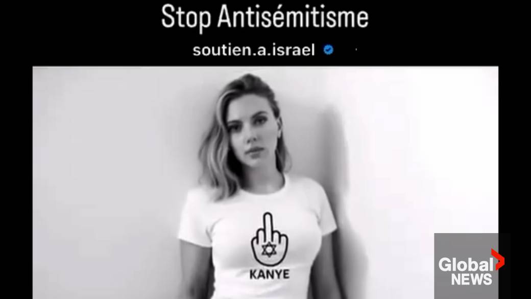 Click to play video: 'AI-generated deepfake video shows Jewish celebrities denouncing Kanye West'