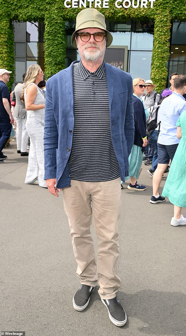 American The Office star jumped the pond to attend the tournament