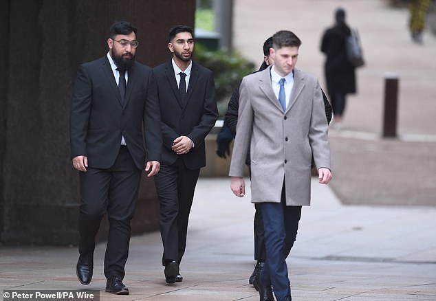 Muhammed Amaad (left) and Mohammed Fahir Amaaz (centre) at Liverpool Crown Court in February