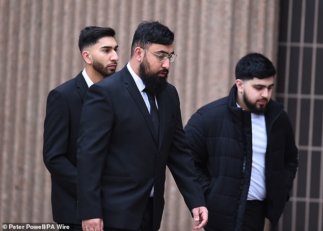 Mohammed Fahir Amaaz (left) and Muhammed Amaad (centre) arrive at the court in February