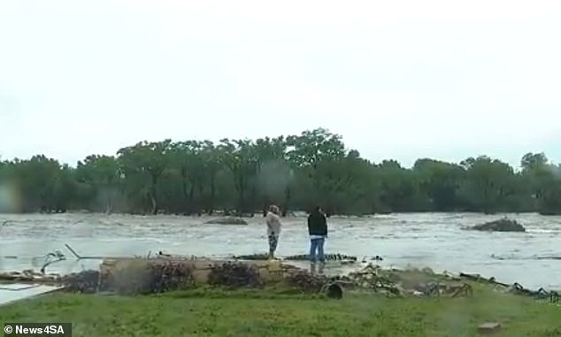 KERRVILLE, TX: A husband, wife and their two children are missing after their entire Kerrville home was swept away by the raging storm. The missing father's brother visited the vacant lot where the family's home once stood early Friday morning