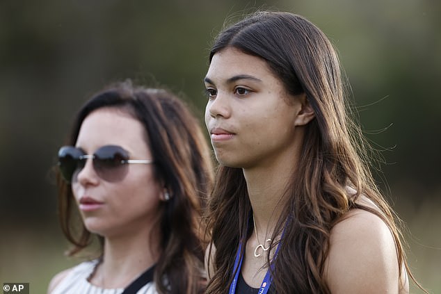 Sam Alexis Woods, one of Tiger's five children, has been introduced her father's new flame