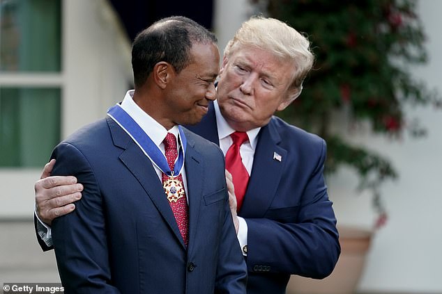 President Trump gave the golfer his blessing to date his former daughter-in-law