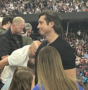 Vernon Kay was spotted in the crowd