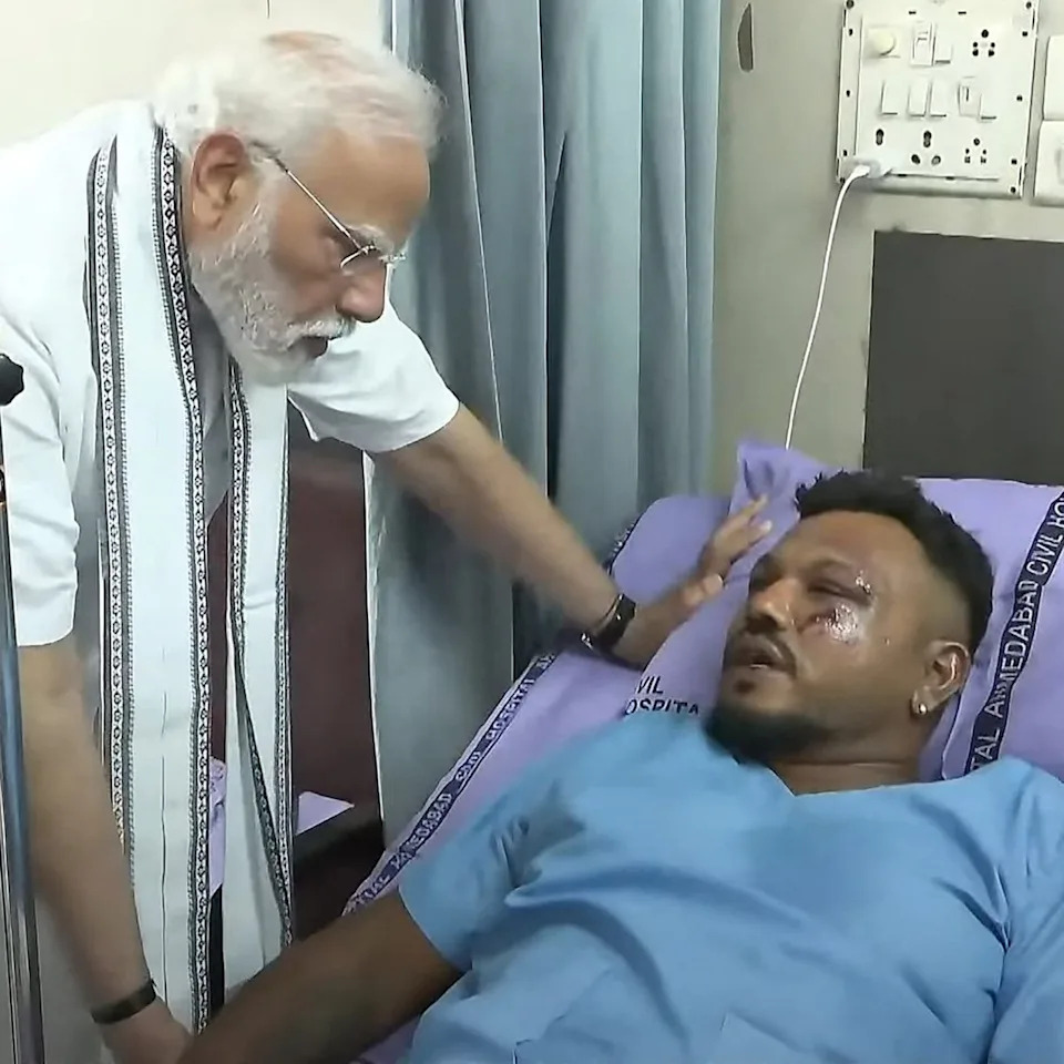 Vishwash Kumar Ramesh was the sole survivor of the accident