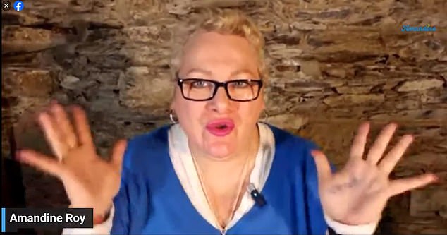 Judges sitting at the Paris Appeal Court last week ruled that Amandine Roy, a 53-year-old clairvoyant (pictured), and Natacha Rey had the legal right to make the sulphurous allegations