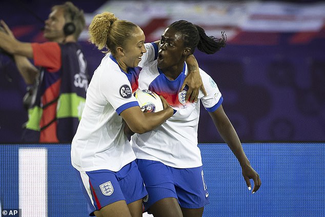 Sarina Wiegman's side got on level terms just two minutes later through Michelle Agyemang
