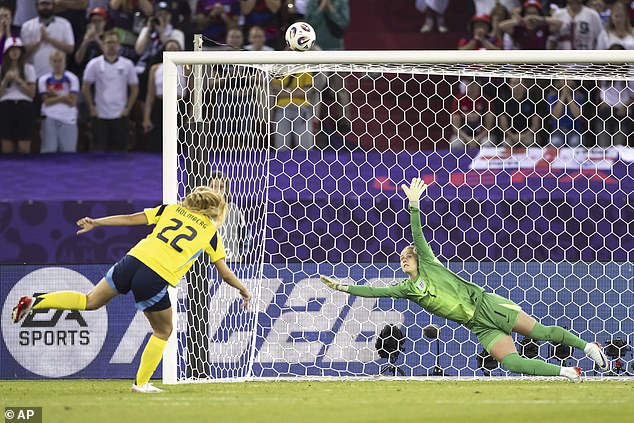 Sweden failed to score from the penalty spot on five occasions during a dramatic shootout