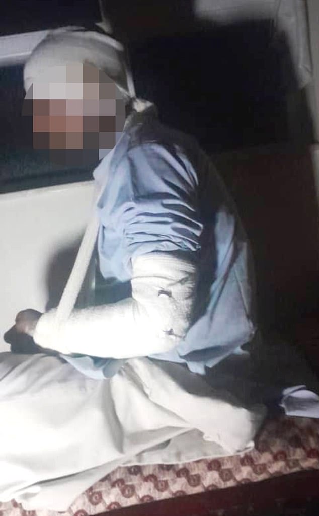 The brother of the former interpreter (above) was beaten by the Taliban demanding to know where his brother was hiding and if he had worked for the UK