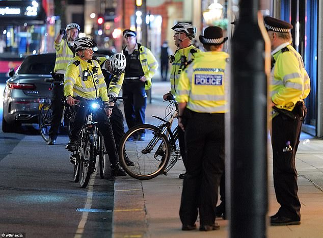 Police are seen targeting London's millionaire boy racers during an operating in Kensington