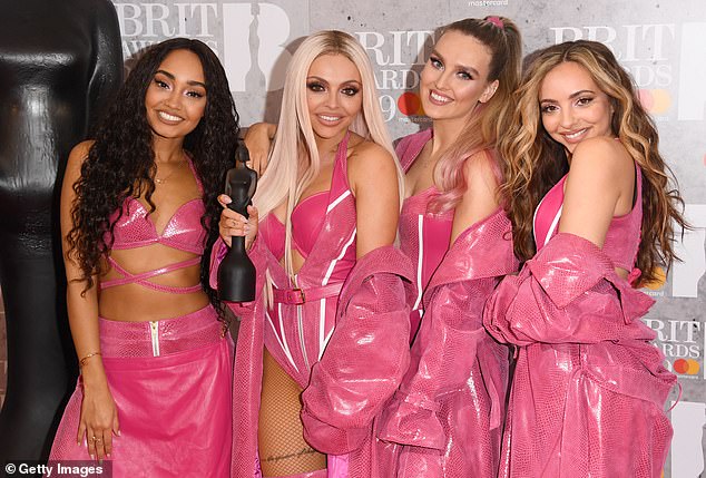 Jade was previously warned about career backlash for speaking out on issues she is passionate about; pictured with Little Mix bandmates L-R Leigh-Anne Pinnock, Jesy Nelson, Perrie Edwards, Jade