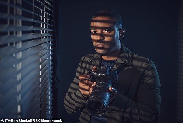 The actor in 2021 as DC Martin Young in the ITV Series Viewpoint