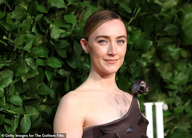 After Sean, the female name Saoirse (pronounced 'sur–shuh' or 'seeuh–shuh') is the most mispronounced Irish name, with 293,000 listens. Pictured: actor Saoirse Ronan