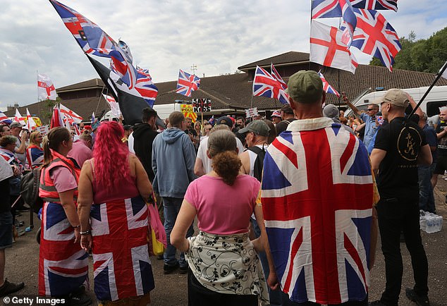 Protests in Norwich echoed those in other parts of the country including London and Birmingham