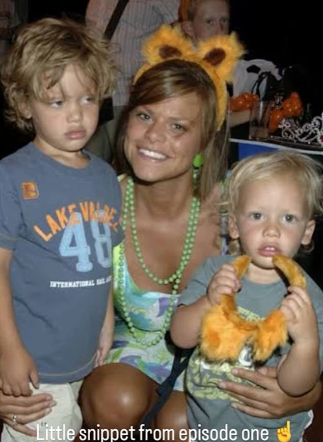The son of Jeff Brazier and the late Jade Goody told fans in June that he would be heading to rehab (Pictured with late mum Jade and brother Bobby 2006)