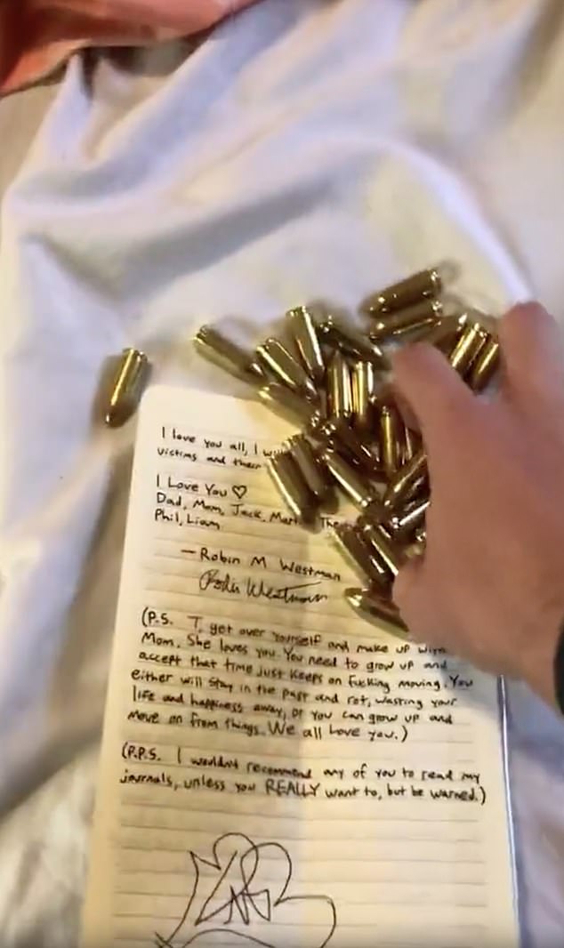 Bullets on a handwritten note in one of the social media videos
