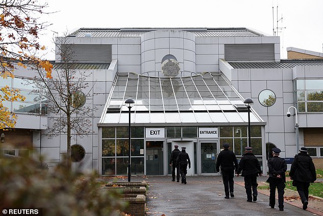 Mr Recorder Simon Stirling remanded Xu in custody, who was wearing a black jacket with a grey top, with his hair scraped back in a bun. Pictured: Woolwich Crown Court