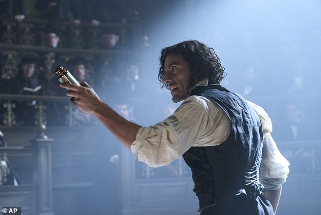 Oscar Isaac as Victor Frankenstein in Frankenstein