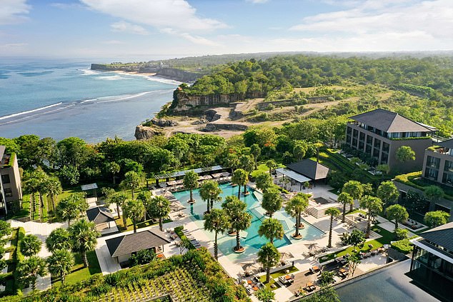 Despite staying in a huge sea view room at the Radisson Blu, a five-star hotel (pictured) Zoe and her husband decided to leave