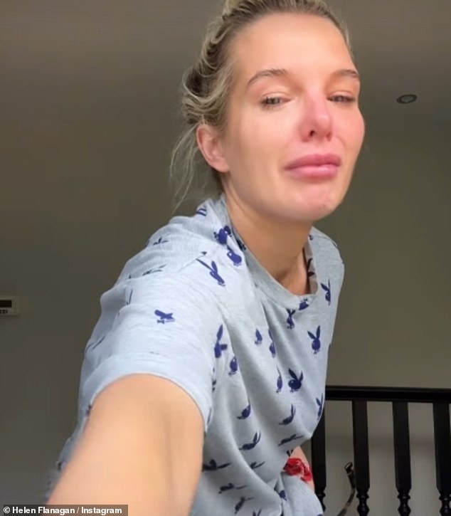 Last week  Helen suffered a 'breakdown' and claimed she 'f***ing hates co-parenting' in an emotional post