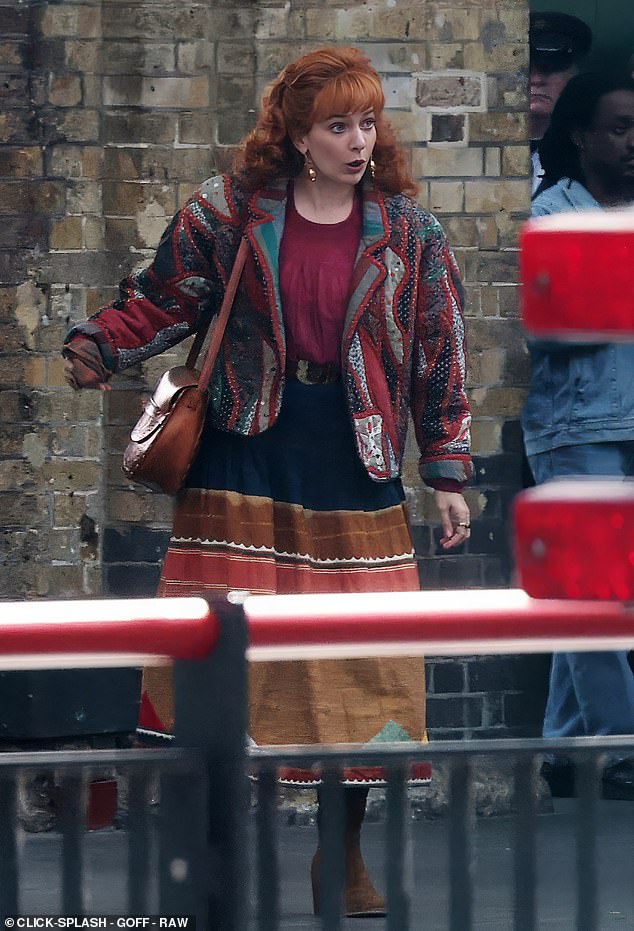 Rivals star Katherine Parkinson, 47, who replaces Dame Julie Waters as family matriarch Molly, was also seen for the first time in character ahead of shooting iconic Platform 9 and 3/4 scenes