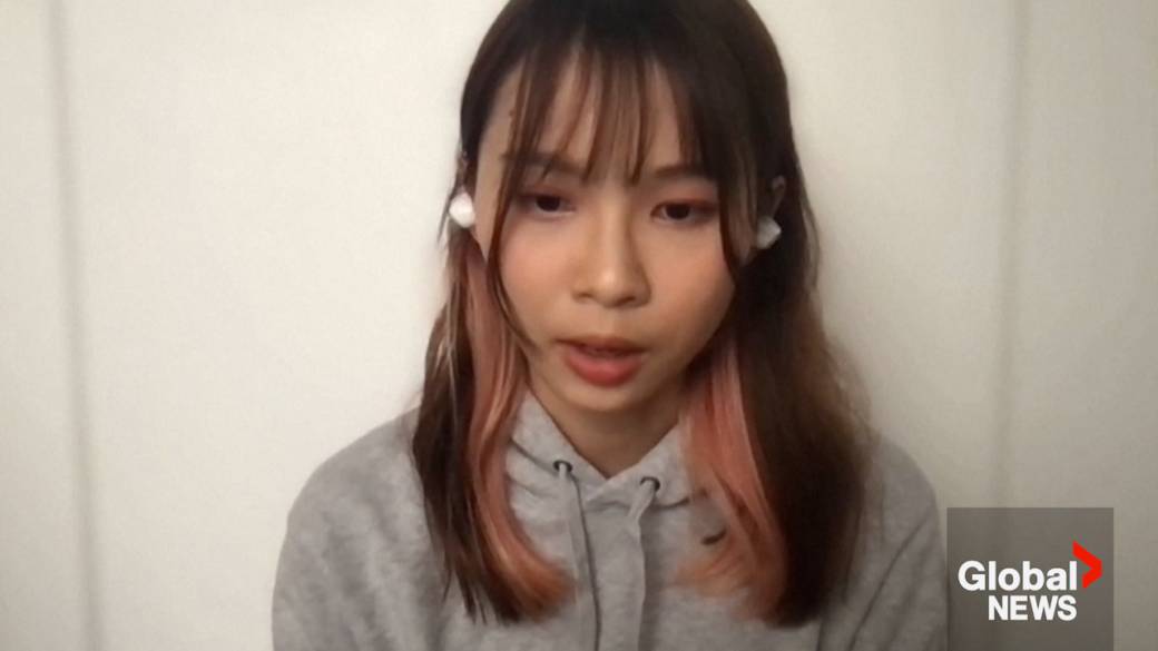 Click to play video: '‘I can’t go back’: Hong Kong pro-democracy activist Agnes Chow now in Canada'