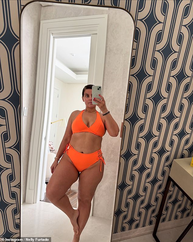 Having posed in a bikini back in January, she also shared an encouraging post which empowered her fans and won praise