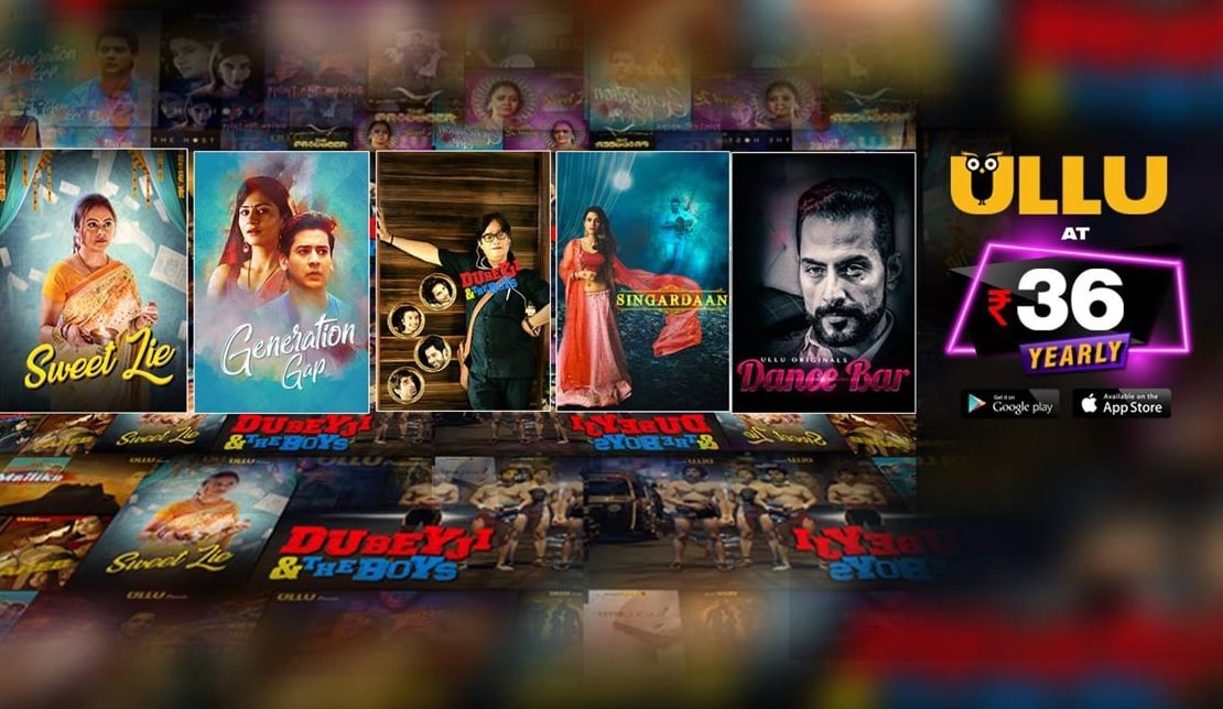 Promotional offer at Ullu app’s launch in 2019. Subscription prices started at <span class=