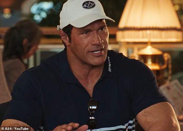 Dwayne is unrecognisable in the trailer from his upcoming film The Smashing Machine
