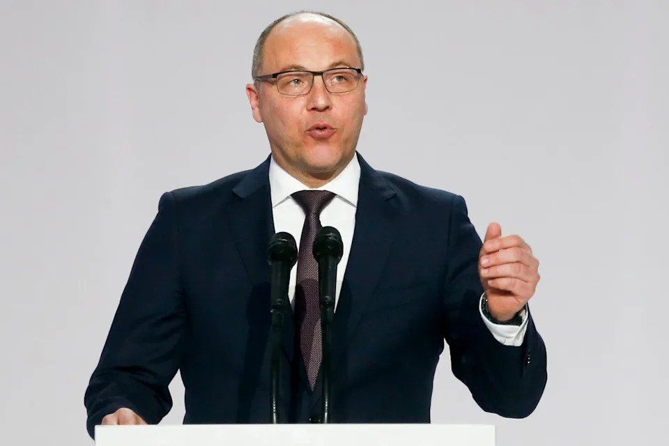 Andriy Parubiy rose to prominence in the 2013 Euromaidan protests and was parliamentary speaker for three years (AP)