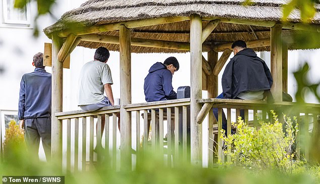 Homeowners were told three years ago that the hotel was going to cease normal operations and become a holding centre for migrants