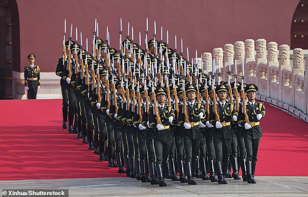 The parade showcased missiles, modern fighter jets and other military might as China seeks to wield greater influence on the global stage.